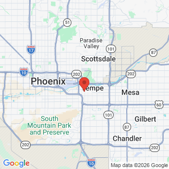 Map to Smiles by Delivery office in Tempe, AZ