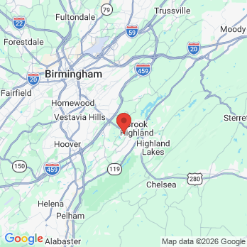 Map to Inverness Family Dentistry  office in Birmingham, AL
