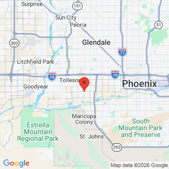 Map to Icon Dental  office in Phoenix, AZ