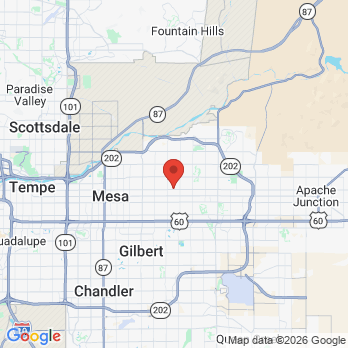 Map to Every Smile Mesa office in Mesa, AZ
