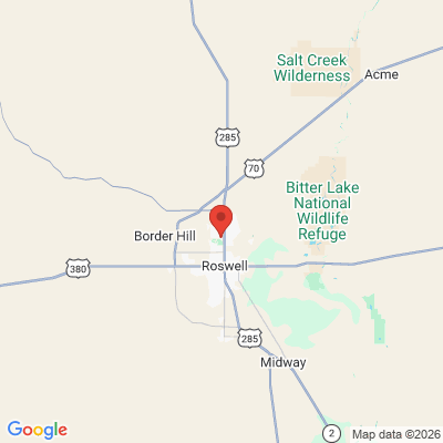 Map to  office in Roswell, NM