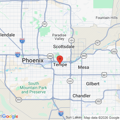 Map to  office in Tempe, AZ