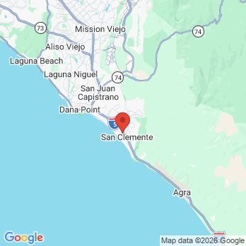 Map to San Clemente office in San Clemente, CA