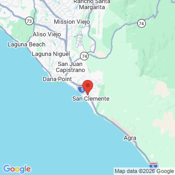 Map to Dental Care office in San Clemente, CA