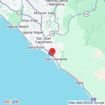 Map to Dapper Dentistry office in San Clemente, CA