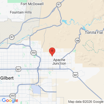 Map to Dentist-Pamela McMahon, DDS office in Mesa, AZ