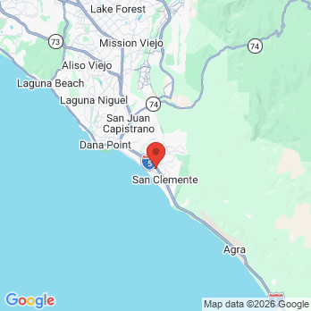 Map to Cheryl McDonough, DMD, APC office in San Clemente, CA