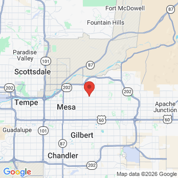 Map to Primary Office office in Mesa, AZ