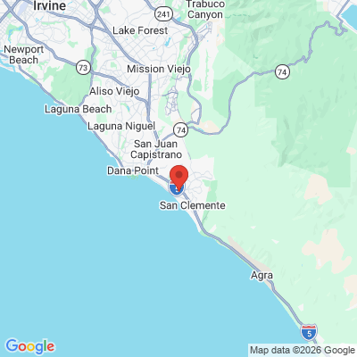 Map to Sea Summit Dentistry office in San Clemente, CA