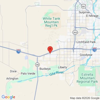 Map to  office in Buckeye, AZ