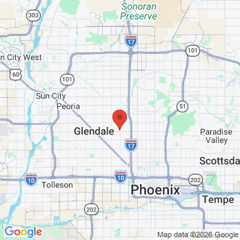 Map to 7dental office in Phoenix, AZ