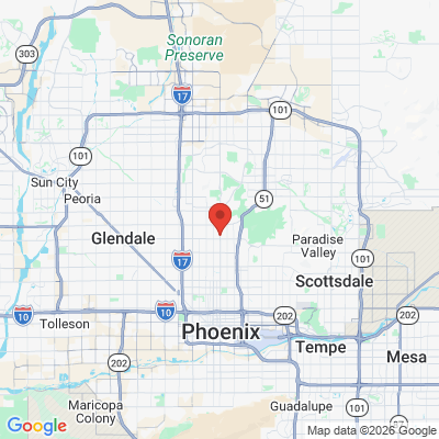 Map to  office in Phoenix, AZ