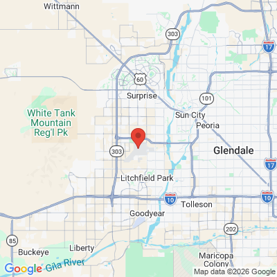 Map to  office in Luke Air Force Base, AZ