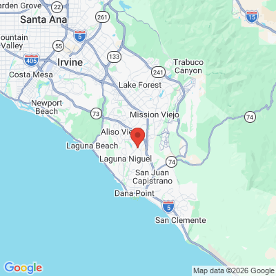 Map to Serenity Dental OC - Dr. Dina Ghobrial DDS office in Laguna Niguel, CA