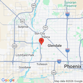 Map to Primary Office office in Glendale, AZ
