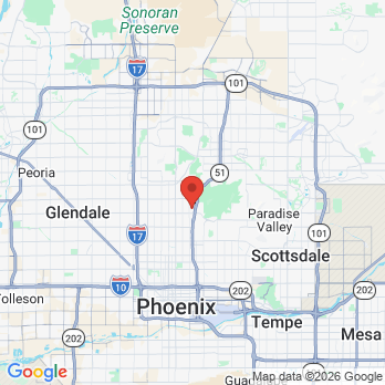 Map to dreamy draw dental office in Phoenix , AZ