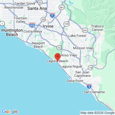 Map to  office in Laguna Beach, CA
