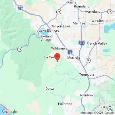 Map to  office in Murrieta, CA