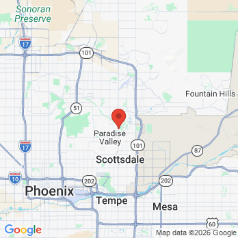Map to Reem Kidess, DDS, PLLC office in Scottsdale, AZ