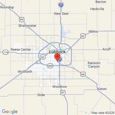 Map to  office in Lubbock, TX