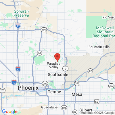 Map to  office in Scottsdale, AZ