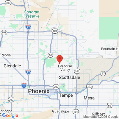 Map to  office in Scottsdale, AZ