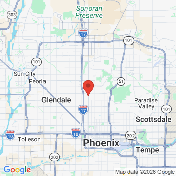 Map to Saba Sadeghi DDS office in Phoenix, AZ