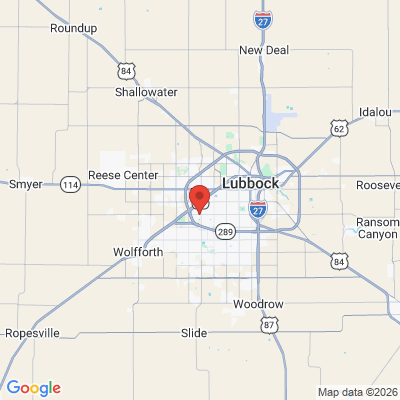 Map to  office in Lubbock, TX