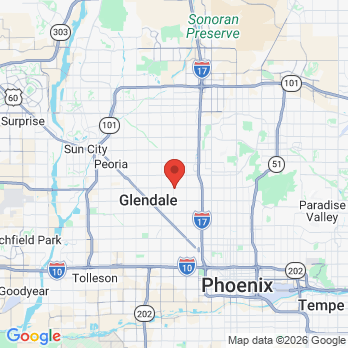 Map to 43rd Northern Dental office in Phoenix, AZ