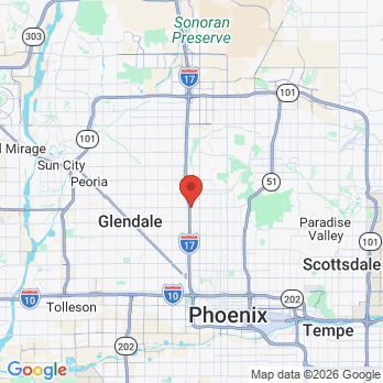 Map to XO Dentistry  office in Phoenix, AZ