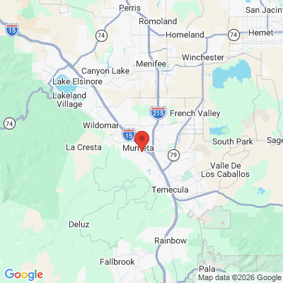 Map to Scola Family Dentistry: Valerie A. Scola, D.D.S. office in Murrieta, CA