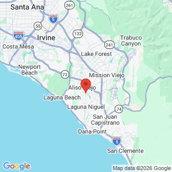 Map to Zachary Orthodontics office in Laguna Niguel, CA