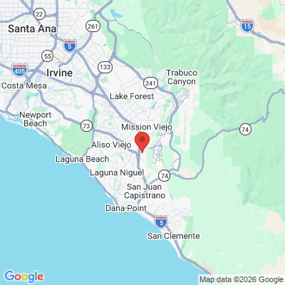 Map to  office in Ladera Ranch, CA