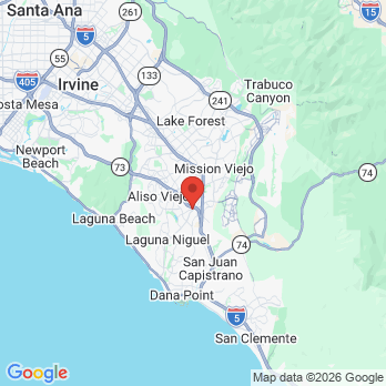 Map to Laguna Niguel Orthodontics & Children's dentistry office in Laguna Niguel, CA