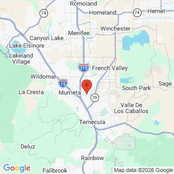 Map to Springs Dental Murrieta office in Murrieta, CA