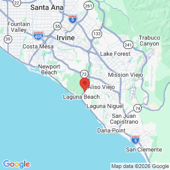 Map to Dale Hoeffel Dentistry office in Laguna Beach, CA