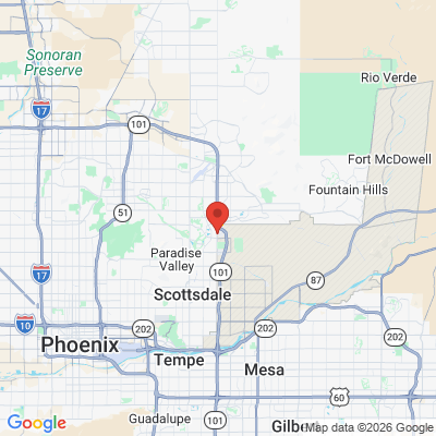 Map to Primary Office office in Scottsdale, AZ