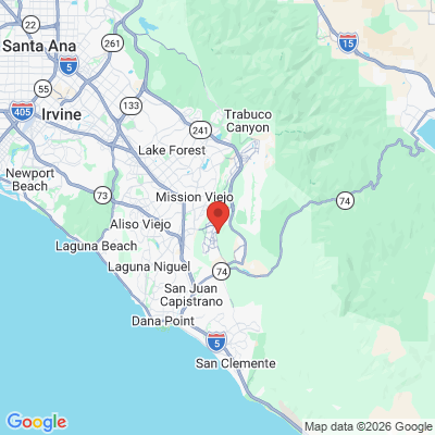 Map to Capistrano Oral Surgery office in Ladera Ranch, CA