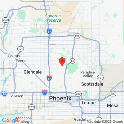Map to  office in Phoenix, AZ