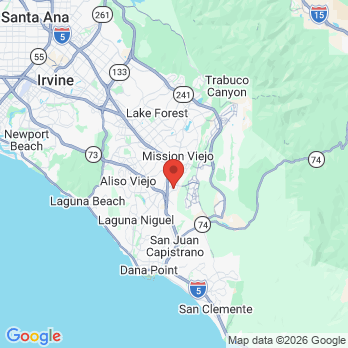 Map to OC Oral Surgery office in Mission Viejo, CA