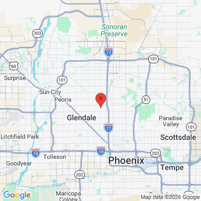 Map to  office in Phoenix, AZ