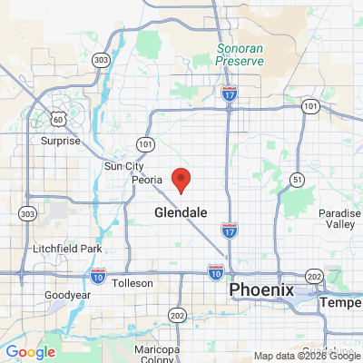 Map to AZ Family Dental - Glendale office in Glendale, AZ