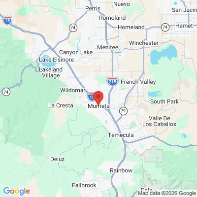 Map to  office in Murrieta, CA