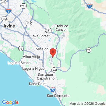 Map to Ladera Ranch Dentistry and Orthodontics office in Ladera Ranch, CA