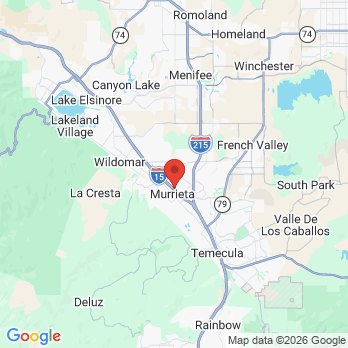 Map to Cal Oaks Dental office in Murrieta, CA