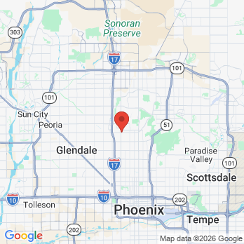 Map to Cute Smiles 4 Kids & Orthodontics office in Phoenix, AZ