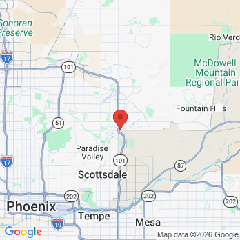 Map to S&C Dental Scottsdale Ranch office in Scottsdale, AZ