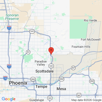 Map to S&C Dental Scottsdale Ranch office in Scottsdale, AZ
