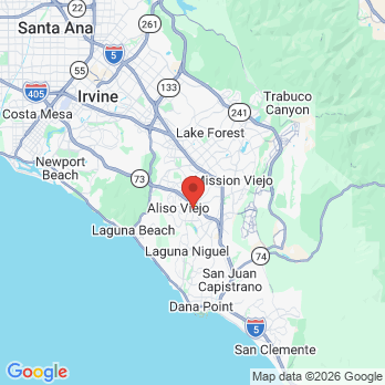 Map to Kenneth A. Tjon, DDS office in Laguna Niguel, CA