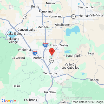 Map to Crossroads office in Murrieta, CA